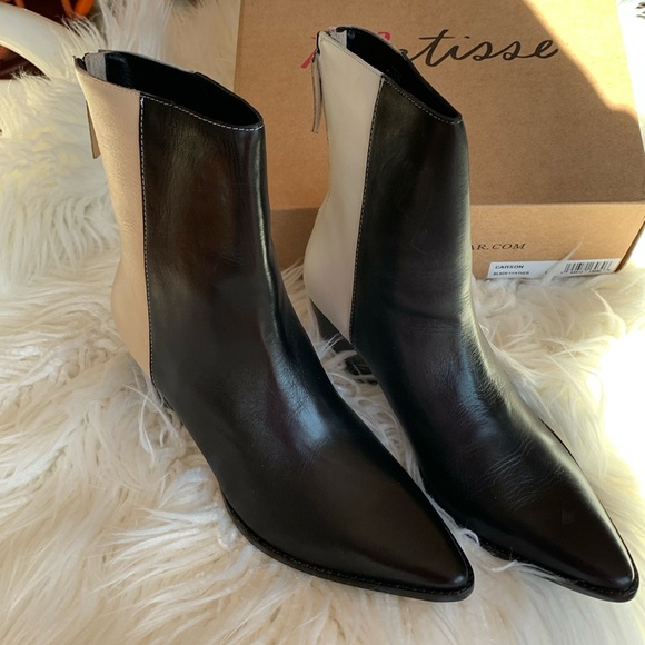 🌟MATISSE CARSON COLORBLOCK LEATHER BOOTIES🌟 - Picture 1 of 9